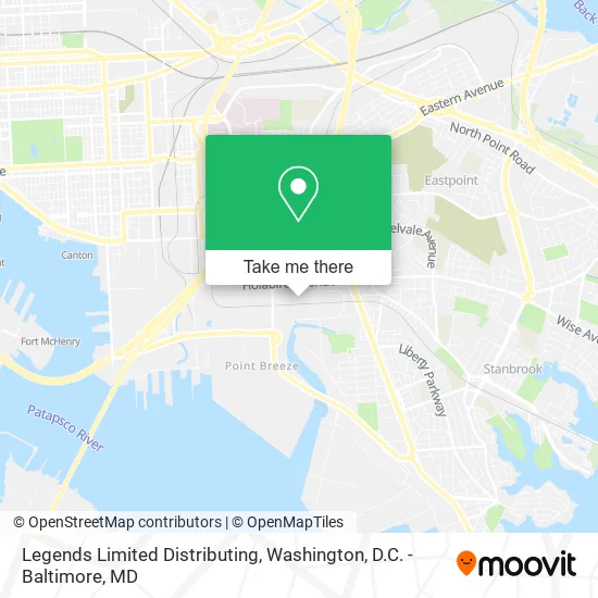 Legends Limited Distributing map