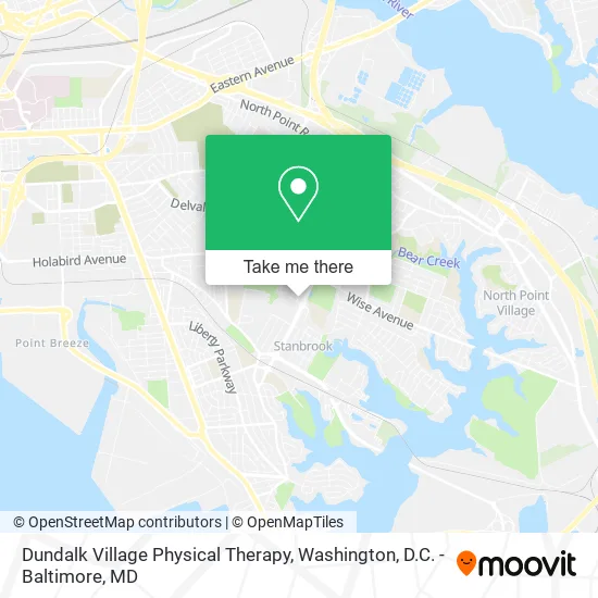 Mapa de Dundalk Village Physical Therapy