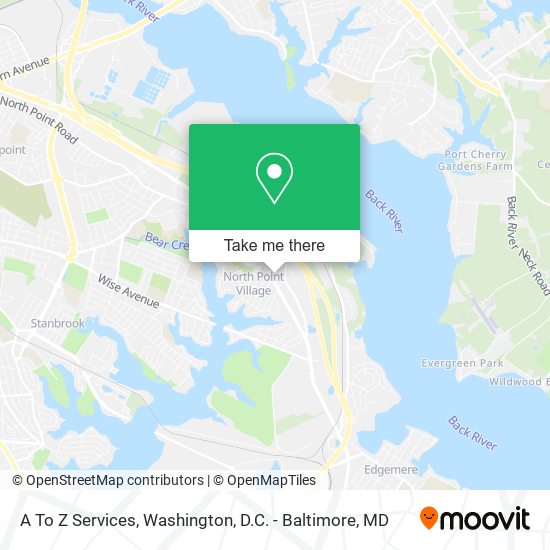 Mapa de A To Z Services