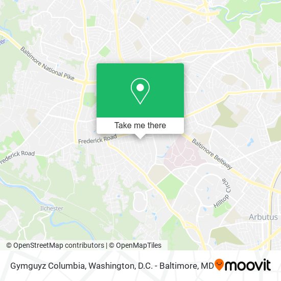 Gymguyz Columbia map