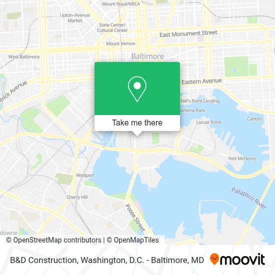 B&D Construction map