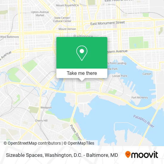 Sizeable Spaces map