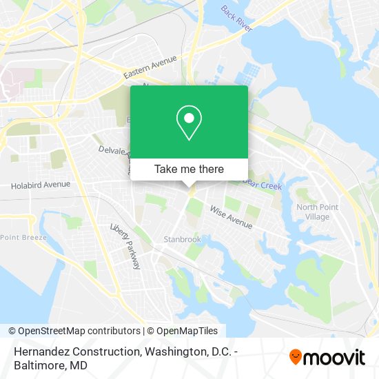 Hernandez Construction map