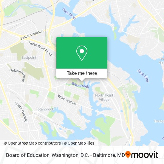 Mapa de Board of Education