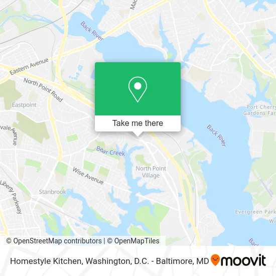 Homestyle Kitchen map