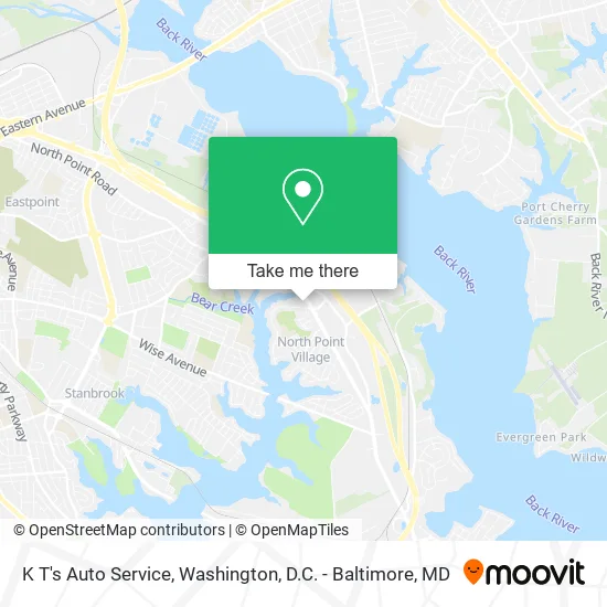 K T's Auto Service map
