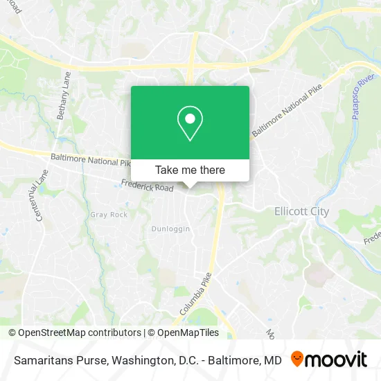 Samaritans Purse map