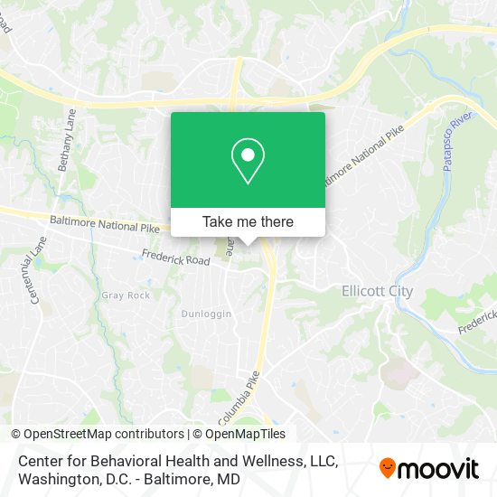 Center for Behavioral Health and Wellness, LLC map
