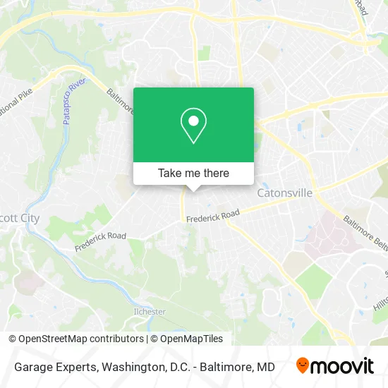 Garage Experts map