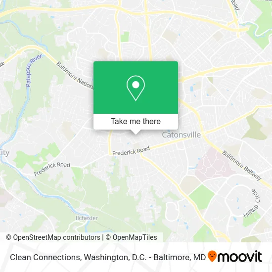 Clean Connections map