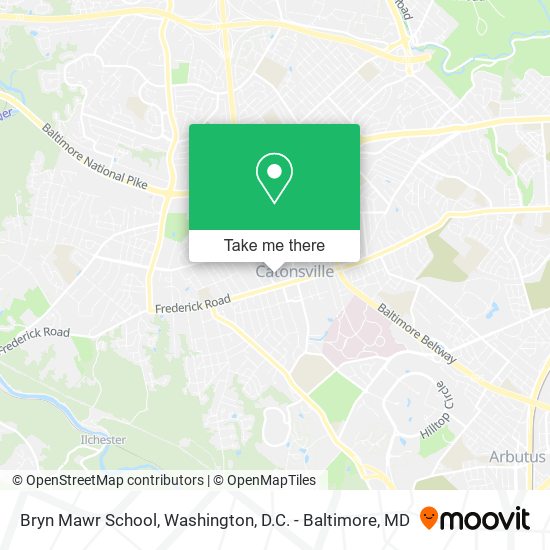 Mapa de Bryn Mawr School