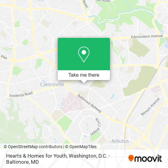 Mapa de Hearts & Homes for Youth