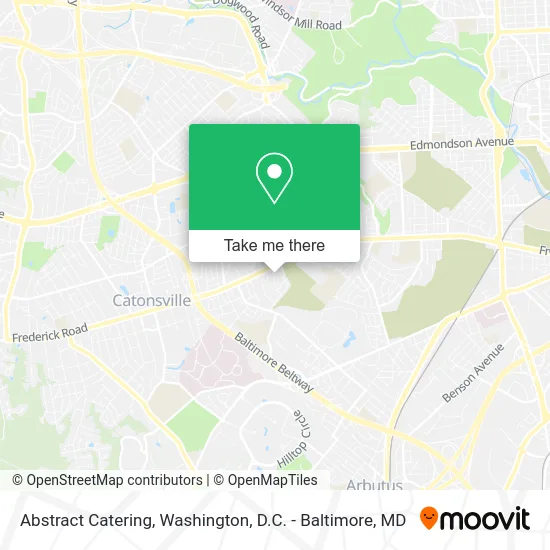 Abstract Catering map