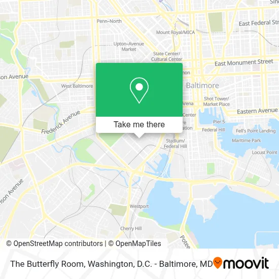 The Butterfly Room map