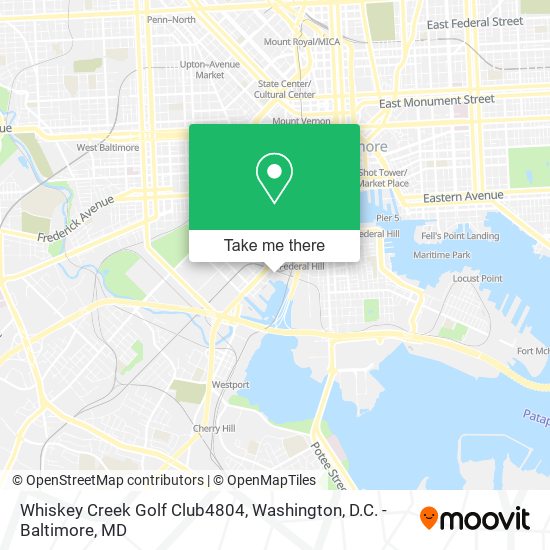 Whiskey Creek Golf Club4804 map