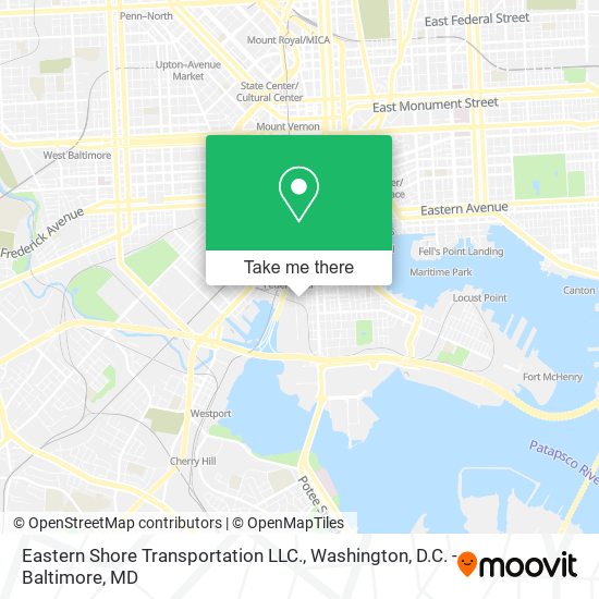 Eastern Shore Transportation LLC. map