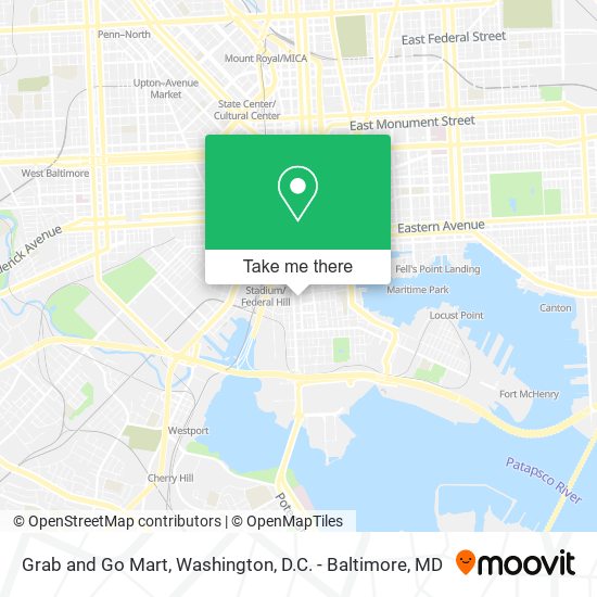 Mapa de Grab and Go Mart