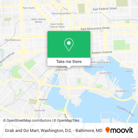 Grab and Go Mart map