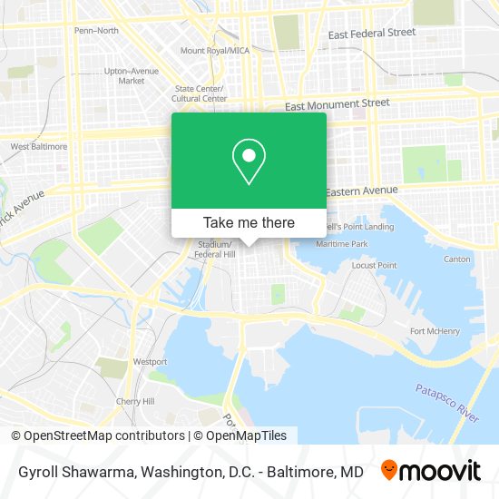 Gyroll Shawarma map