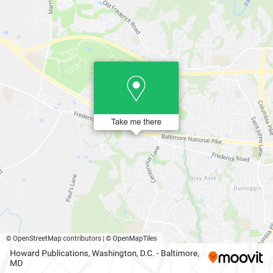 Mapa de Howard Publications