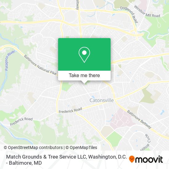Match Grounds & Tree Service LLC map