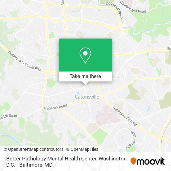 Better Pathology Mental Health Center map