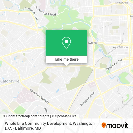 Whole Life Community Development map