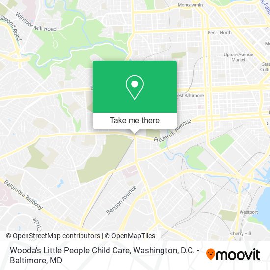 Mapa de Wooda's Little People Child Care