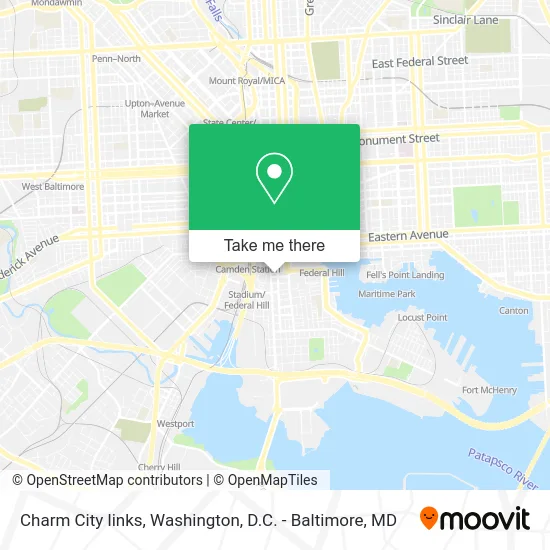 Charm City links map