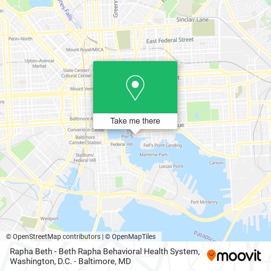 Mapa de Rapha Beth - Beth Rapha Behavioral Health System