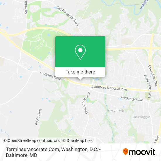 Terminsurancerate.Com map