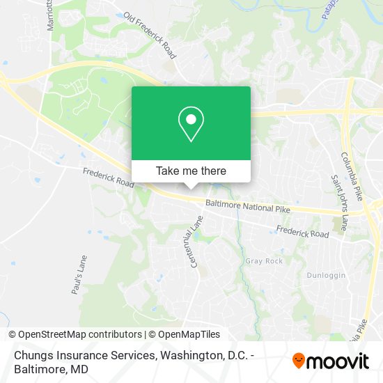 Chungs Insurance Services map