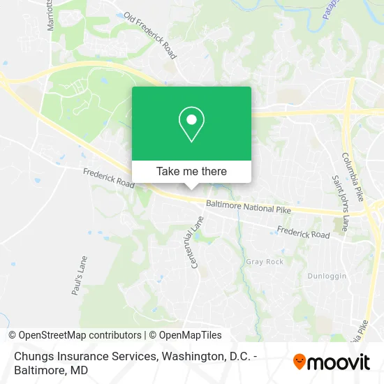 Chungs Insurance Services map
