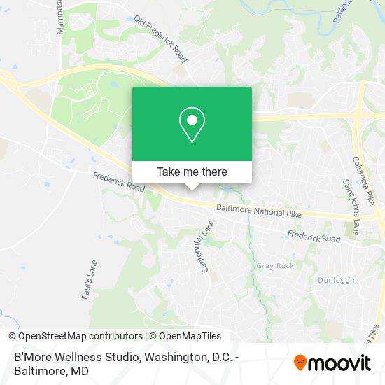 B'More Wellness Studio map
