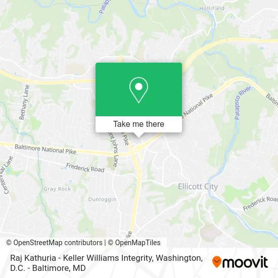 Raj Kathuria - Keller Williams Integrity map