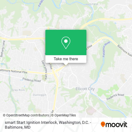 smart Start Ignition Interlock map