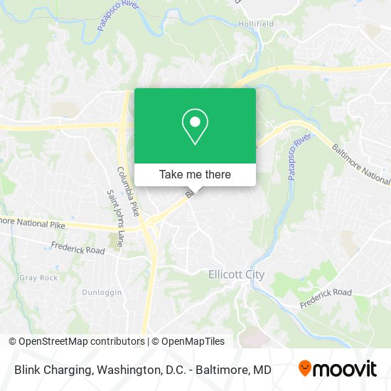 Blink Charging map