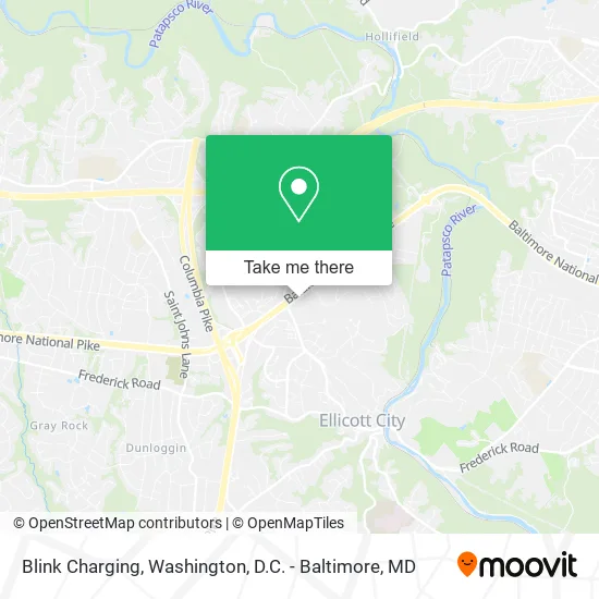 Blink Charging map