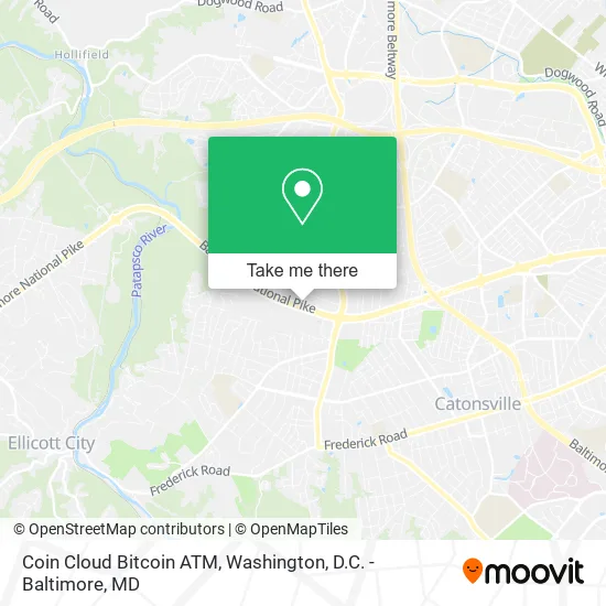 Coin Cloud Bitcoin ATM map