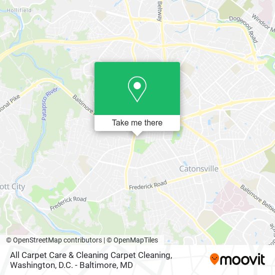 All Carpet Care & Cleaning Carpet Cleaning map