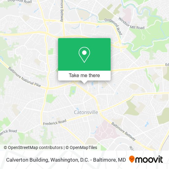 Calverton Building map