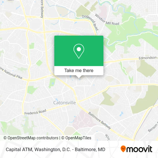 Capital ATM map