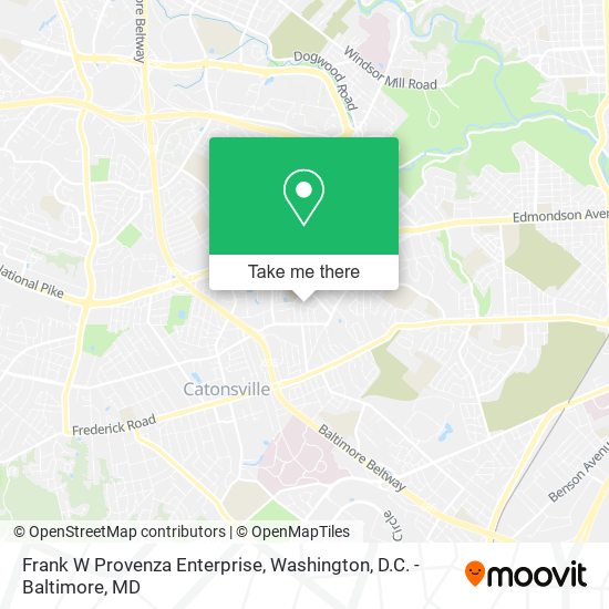 Mapa de Frank W Provenza Enterprise