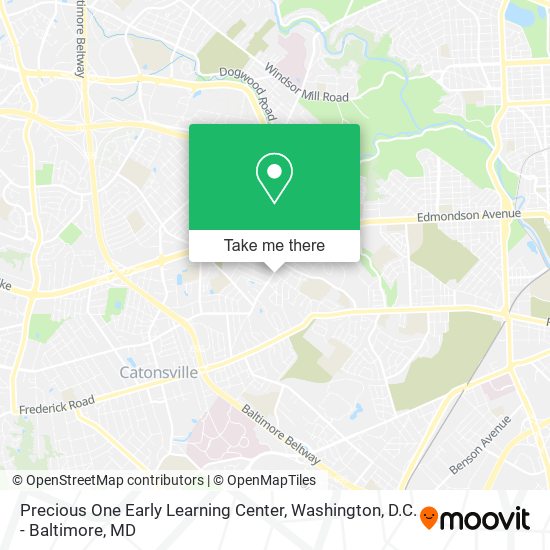 Mapa de Precious One Early Learning Center