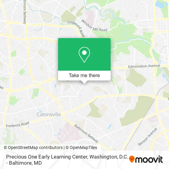 Mapa de Precious One Early Learning Center