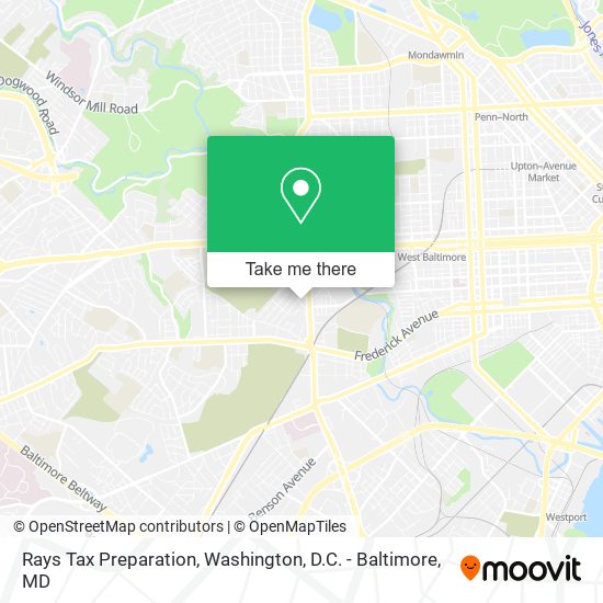 Mapa de Rays Tax Preparation