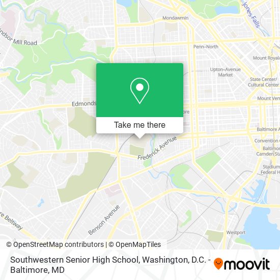 Southwestern Senior High School map