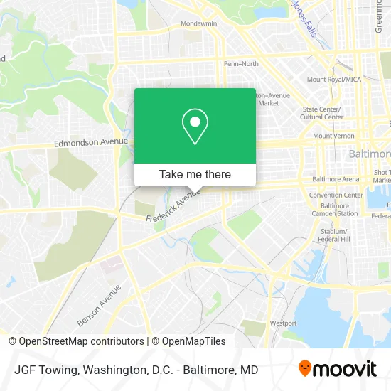 JGF Towing map