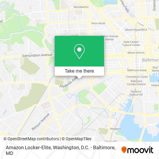 Mapa de Amazon Locker-Elite