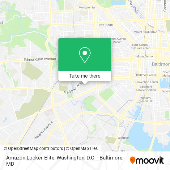 Amazon Locker-Elite map